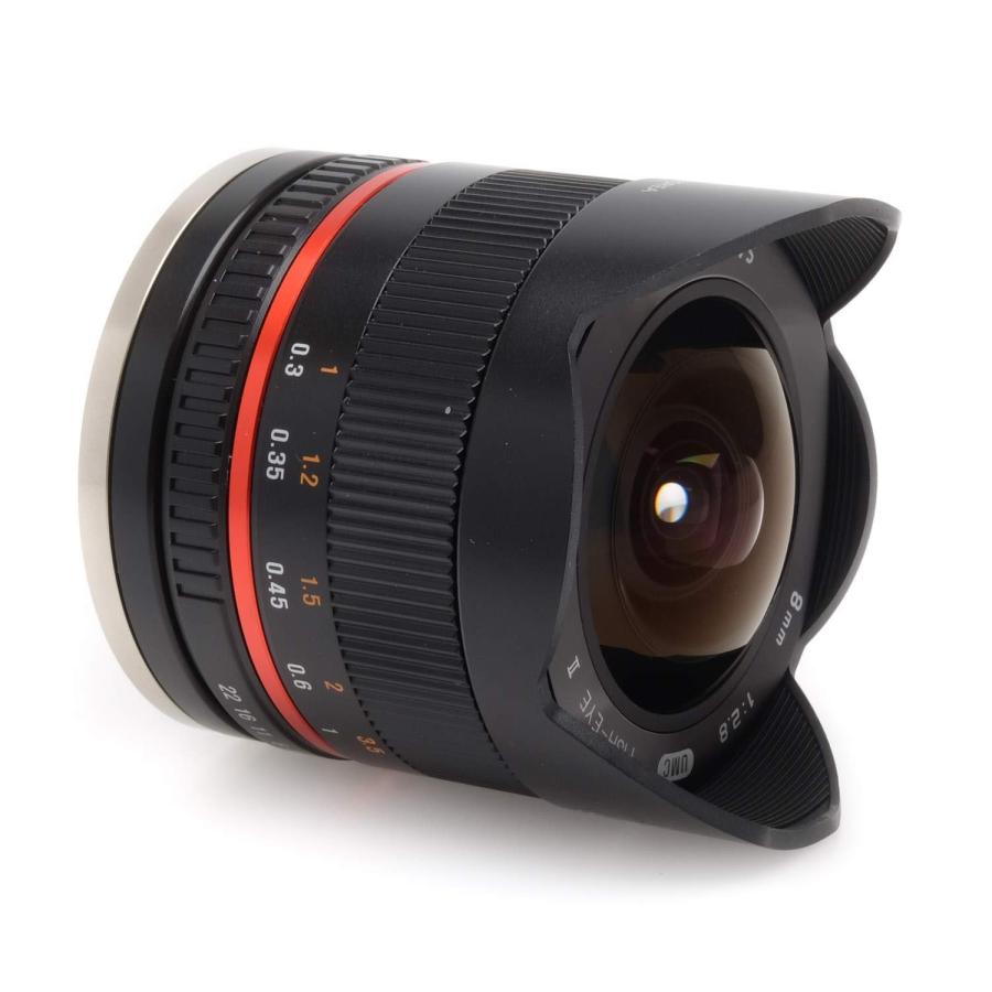 Samyang 8mm F2.8 UMC Fisheye II (ブラック) レンズ Canon EF Mマウントコンパクトシステ 並行輸入品｜sakuragumi｜07