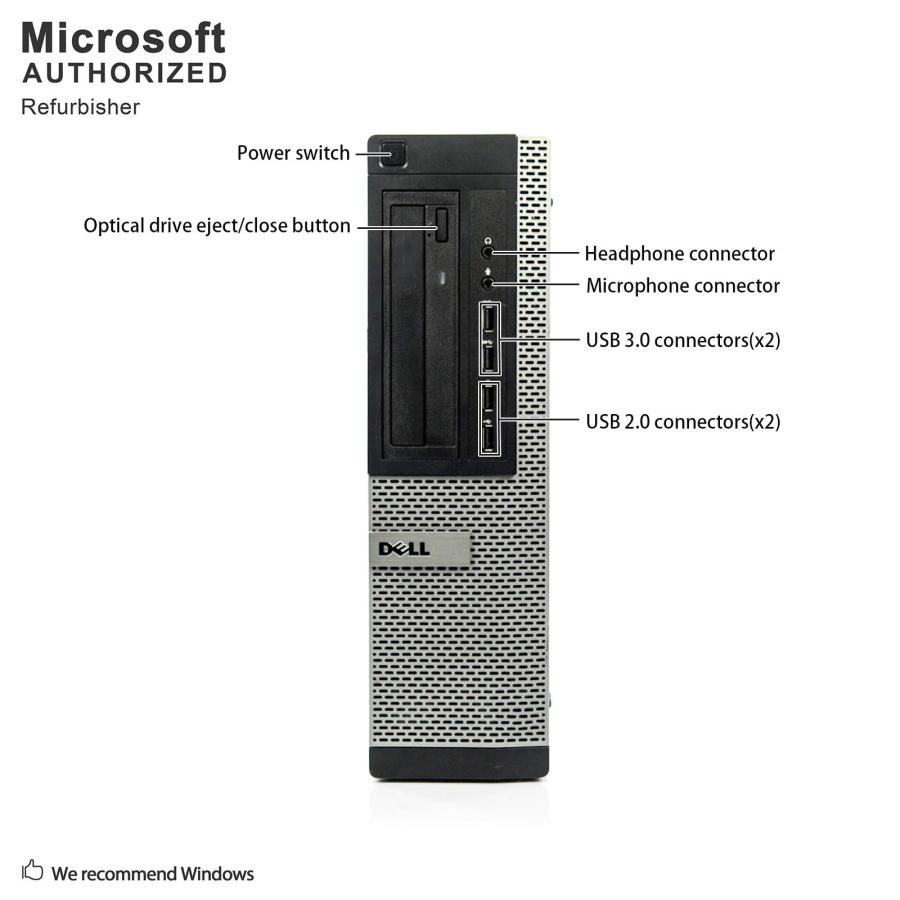 最安値挑戦中！ DELL Optiplex 7010 Business Desktop Computer (Intel Quad Core i5 並行輸入品