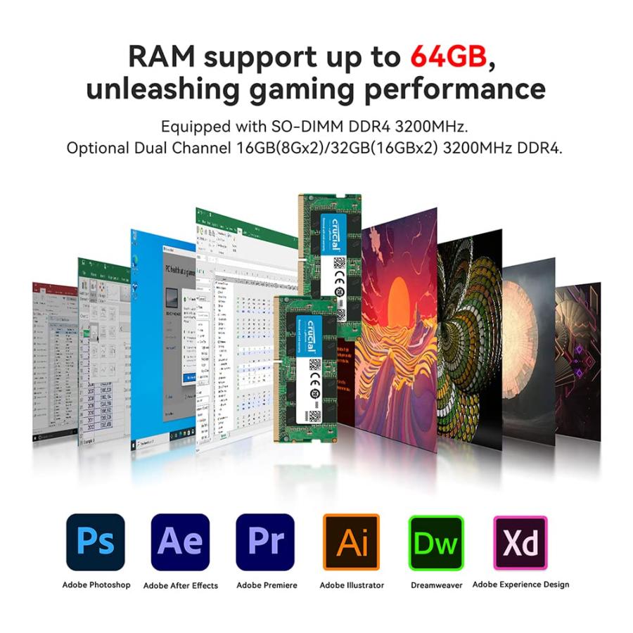 Beelink 8 Core AMD Ryzen 7 5800H Mini PC SER5 MAX |16GB DDR4|500 並行輸入品｜sakuragumi｜10