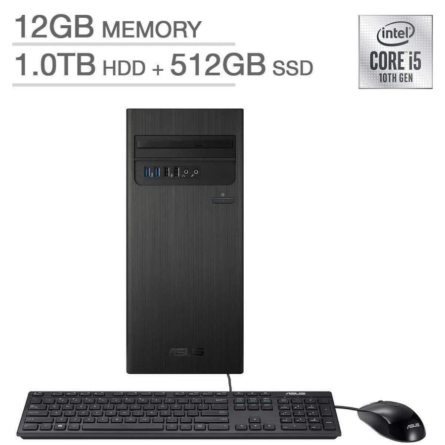 ASUS S300TA IB501 Desktop PC Intel Core i5 10400 2.9GHz 12GB DDR 並行輸入品｜sakuragumi｜06