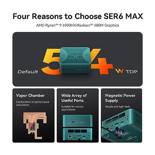 Beelink SER6 MAX Gaming Mini PC, Mini Computers with AMD Ryzen 9 並行輸入品｜sakuragumi｜05
