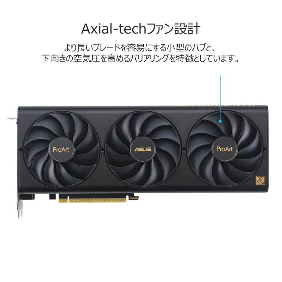 ASUS NVIDIA ビデオカード ProArt GeForce RTX 4060 Ti OC エディション 16GB GDDR 並行輸入品｜sakuragumi｜04