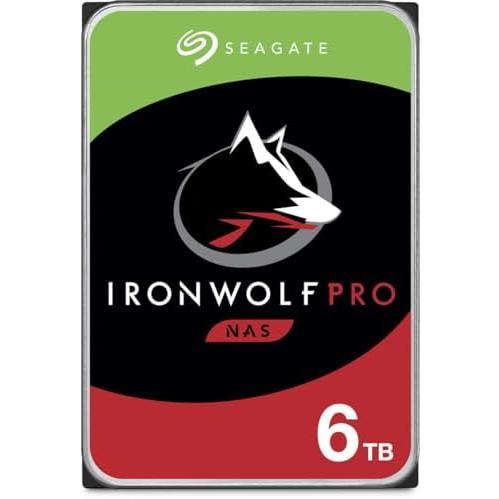 安く Seagate IronWolf Pro 6TB SATA III 3.5インチ 内蔵NASハードドライブ 7200RPM 2個パック　並行輸入品