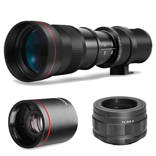 High Power 420 1600mm f/8 Manual Telephoto Lens for Nikon Z5, Z6 並行輸入品｜sakuragumi｜02