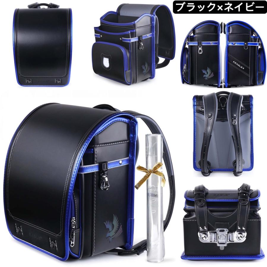 【新品】大人気 男の子 ランドセル イーグルモデル 高級 大容量 軽量 6年保証 全国送料無料 スクールバック 小学生通学カバン シルバー ランドセル イーグルモチーフ 6年保証 おまけ付き 男の子 クーロン