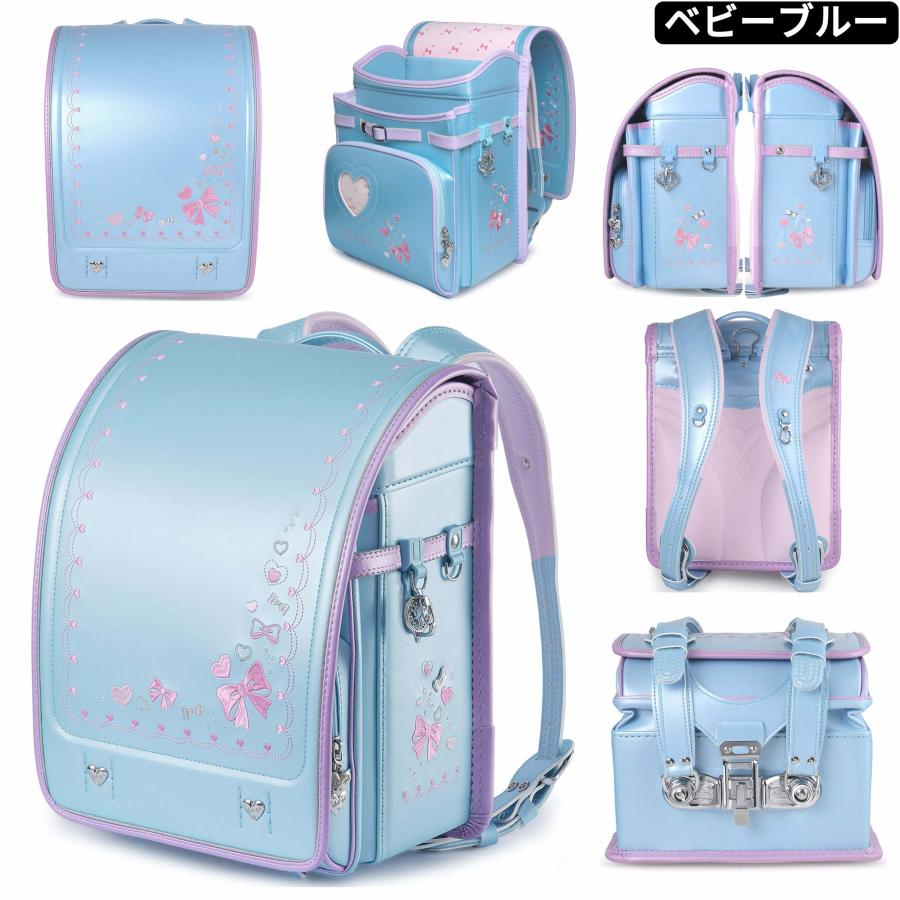 ランドセル リボン結び&刺繍 6年保証 おまけ付き 女の子 クーロン
