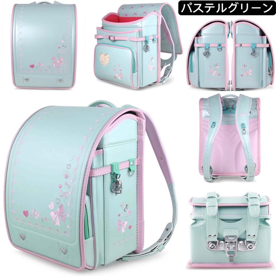 ランドセル リボン結び&刺繍 6年保証 おまけ付き 女の子 クーロン 