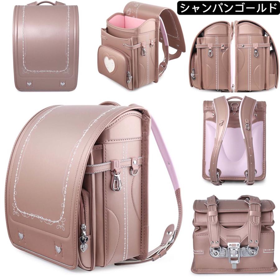 ランドセル　ネックレス&刺繍　6年保証　おまけ付き　女の子　クーロン　Coulomb_10