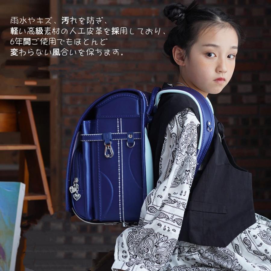 ランドセル　ネックレス&刺繍　6年保証　おまけ付き　女の子　クーロン　Coulomb_12