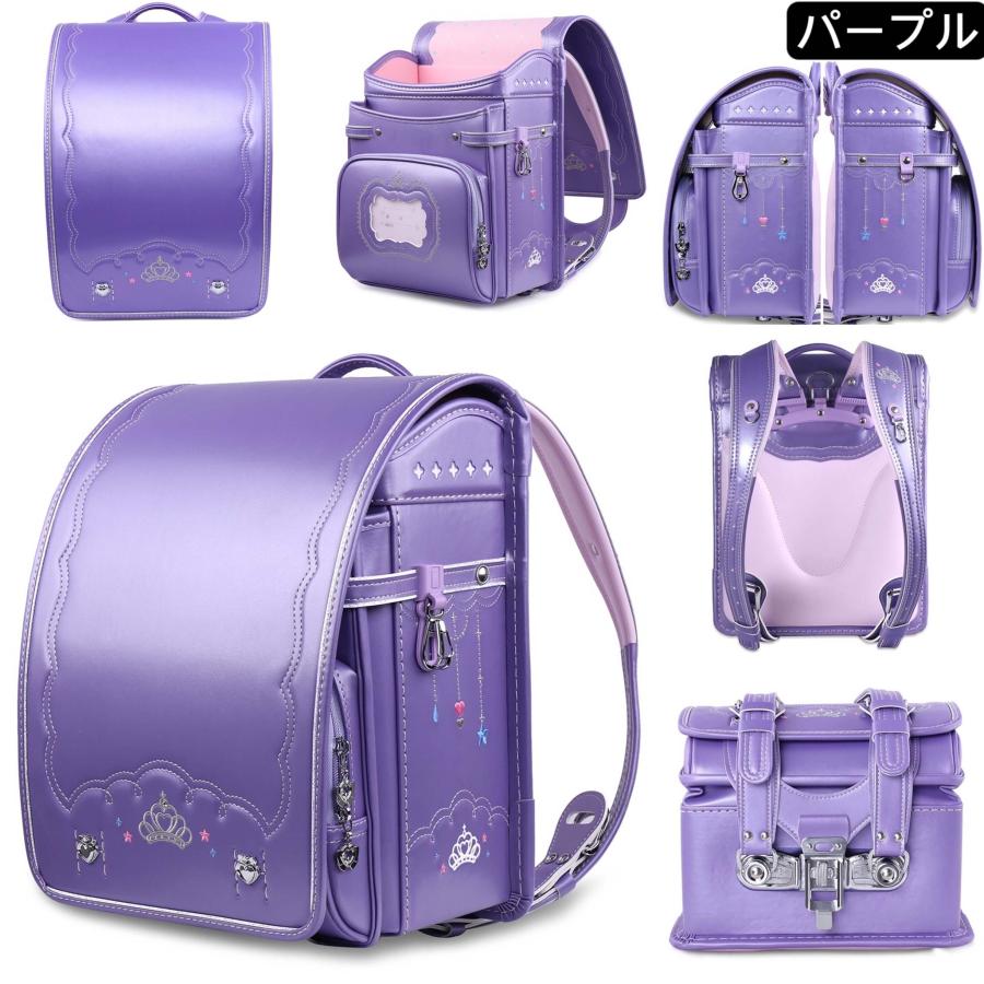 ランドセル クラウン&刺繍 6年保証 おまけ付き 女の子 クーロン