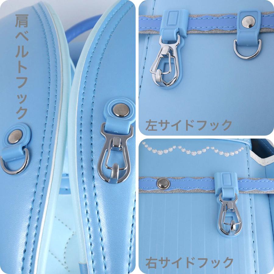 ランドセル ハート&刺繍 6年保証 おまけ付き 女の子 クーロン Coulomb
