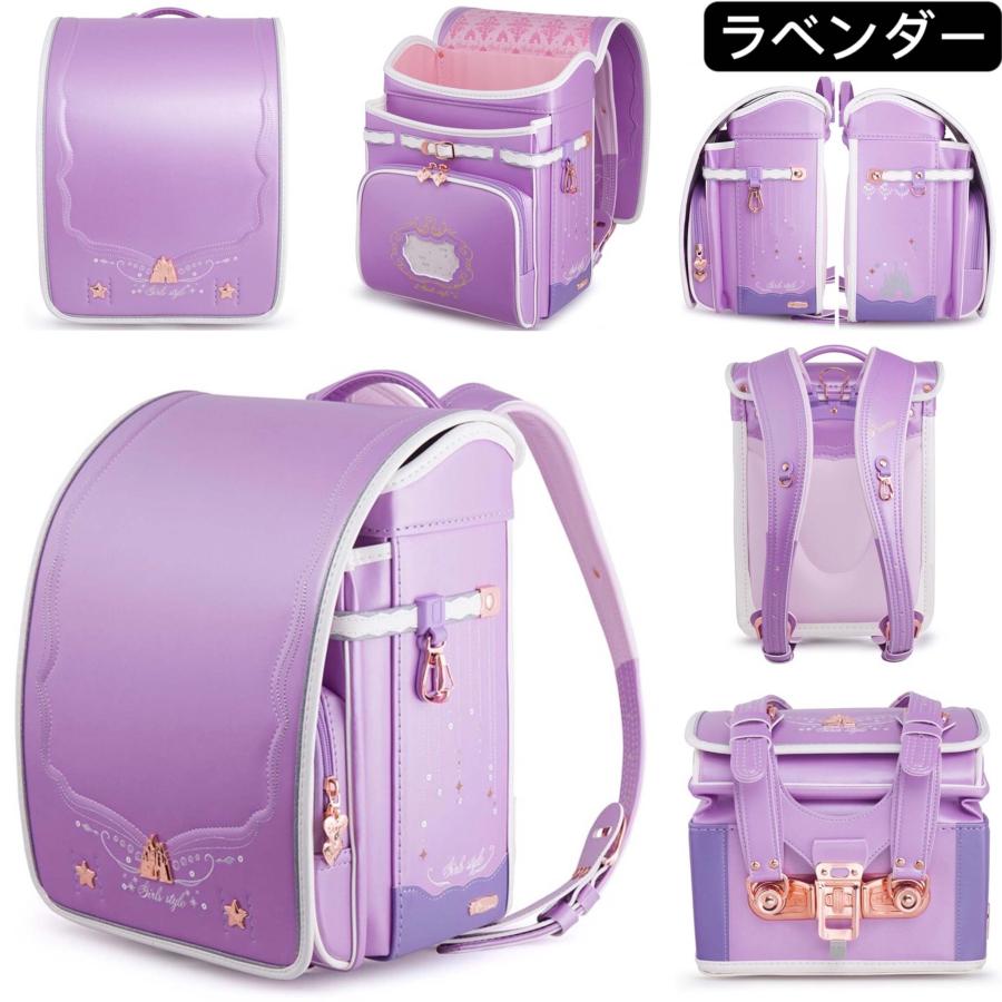 【新品】新作 女の子ランドセル キャッスル 高級 大容量 軽量 6年保証 全国送料無料 スクールバック 小学生通学カバン ピンク② ランドセル キャッスル&刺繍 6年保証 おまけ付き 女の子 クーロン