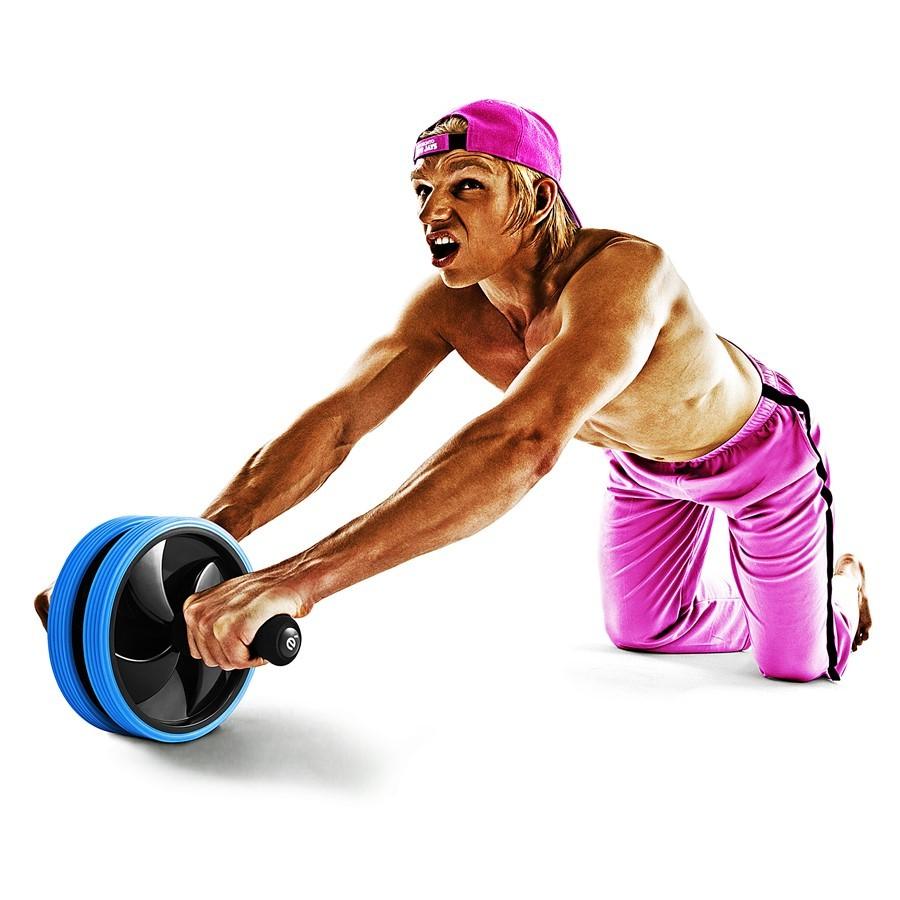 Sakurai Erugam 腹筋ローラー 男性用 腹筋 ローラー 筋トレ 静音 体幹 エクササイズ フィットネス トレーニング ジム いくぜ腹筋男 青ローラー サクライ貿易 Yahoo 店 通販 Yahoo ショッピング