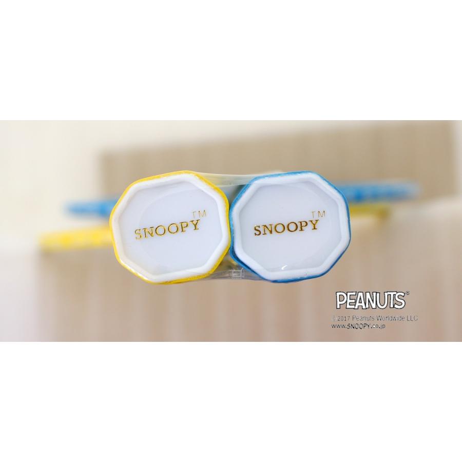 あすつく EnjoyFamily エンジョイファミリー ミニバドミントン SNOOPY スヌーピー 2本組み シャトル付き カバー付き ガット張り上げ済み SN-102｜sakurai｜04