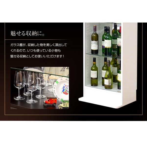 コレクションラック【-Luke-ルーク】深型ハイタイプ ホワイト | ホームテイスト | 08