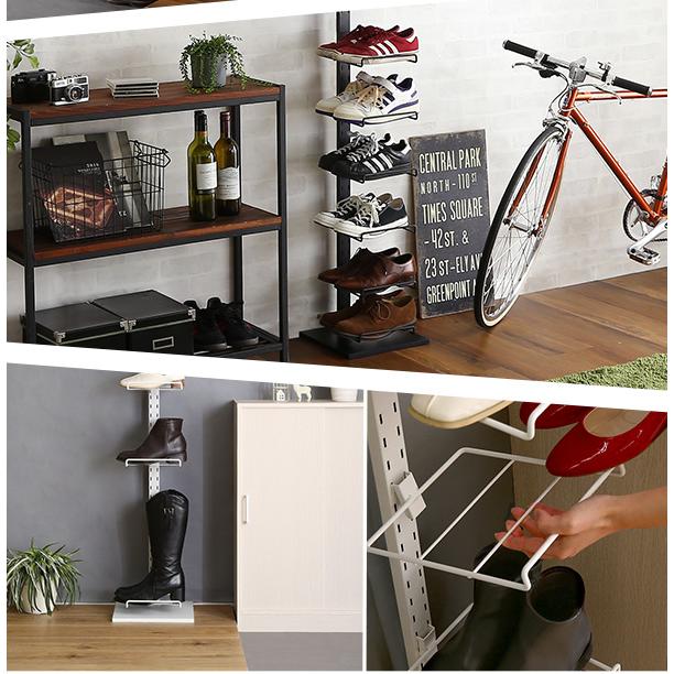 ディスプレイ突っ張りシューズラック | ホームテイスト | 03