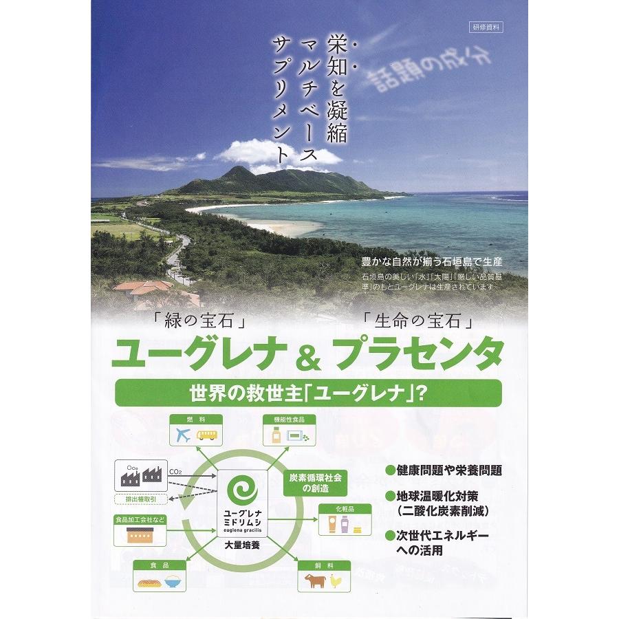 ユーグレナ&プラセンタ　石垣島産　疲れやすい　栄養バランス　加齢　女性特有　ミドリムシ　プラセンタ　ビタミン　葉酸　マルチサプリ｜sakuraiyakuhin-store｜02