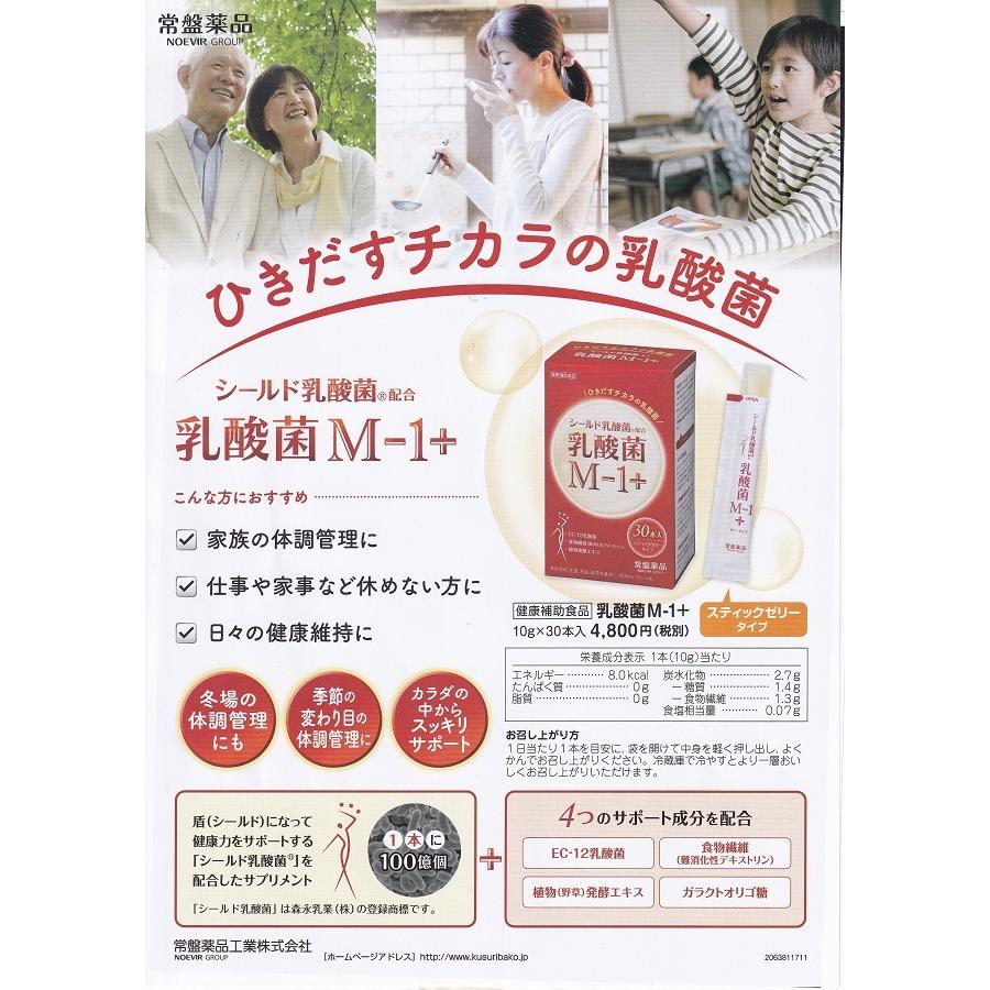 乳酸菌Ｍ−１＋ シールド乳酸菌 食物繊維 植物発酵エキス ゼリー 常盤薬品 30本｜sakuraiyakuhin-store｜02