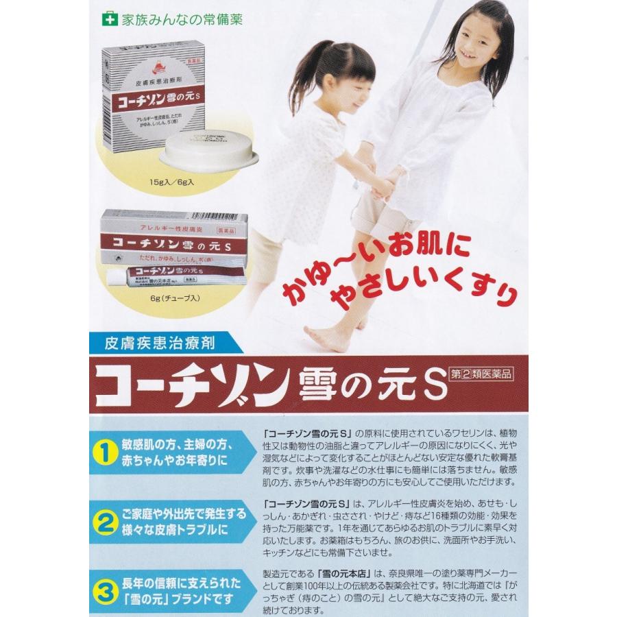 新発売の 皮膚疾患治療薬 コーチゾン 雪の元s ５個セット 15g アレルギー性皮膚炎 かゆみ しっしん 痔 やけど 虫刺され 肛門のかゆみ 半額品 Unreditora Unr Edu Ar