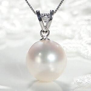花珠真珠 パール ネックレス ペンダント プラチナ アコヤ 花珠真珠 パール ネックレス ペンダント プラチナ アコヤ