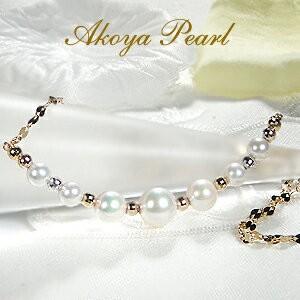 K18YG アコヤパール ライン ネックレス 18金 18k イエローゴールド アコヤ あこや 真珠 スマイル ペンダント 女性 贈り物 ご褒美 入学 入園 結婚式 SA-149