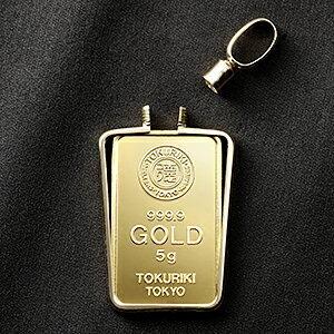 K24 純金 インゴット 5g 18金枠付き 999.9 流通品 着脱可能 徳力 K24 純金 インゴット 5g 18金枠付き 999.9 流通品 着脱可能 徳力