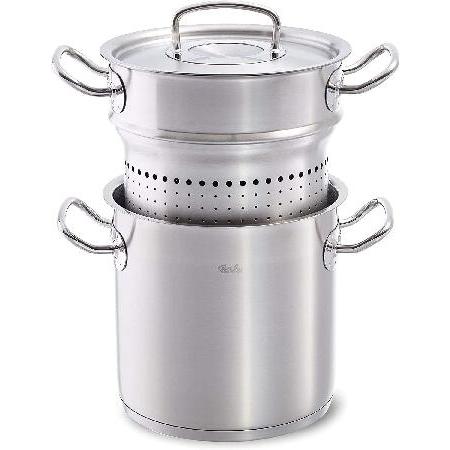 フィスラー (Fissler) 両手鍋 パスタ鍋 マルチスター 20cm プロ