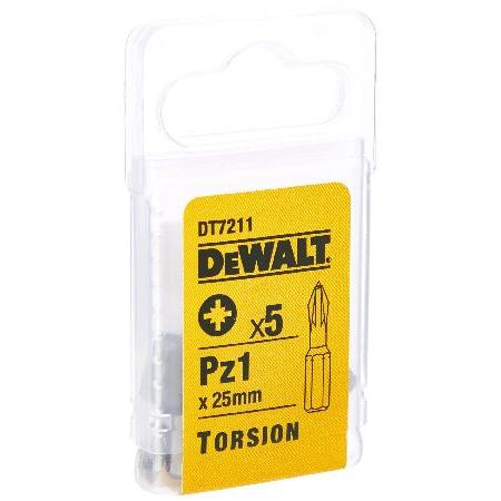 （クーポン発行） Dewalt DT7211-QZ Torsion Bit Pz1 25mm (5 Piece)