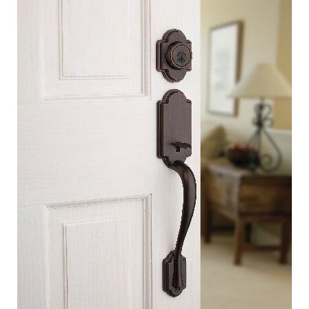 (Venetian　Bronze)　Kwikset　Arlington　Cylinder　featuring　Handleset　Venetian　Lido　Lever　Single　SmartKey　w　in　Bronze