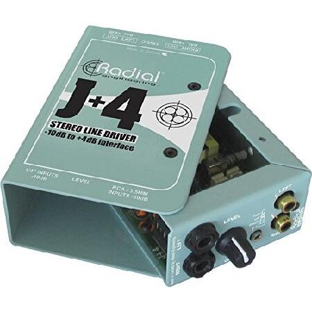 チャンピオン Radial Engineering J+4 Stereo Line Driver -10dB to +4dB Interface