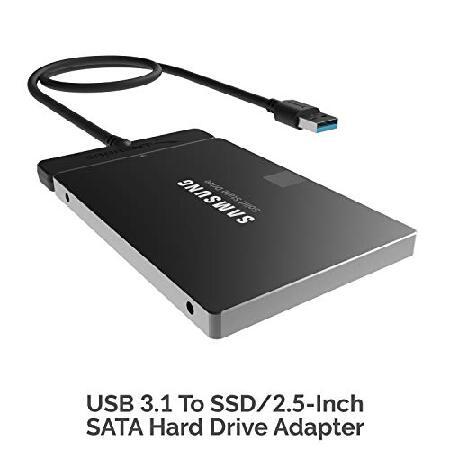 SALE価格 SABRENT SSDへのUSB変換アダプタ/ 2.5インチSSD/SATA SSD/ SSD 1TB、SSD 2TB、SSD 500GB、SSD 4TBから最大16TBまで対応するHDD/ USB Type-Cを含む変換アダプタ/