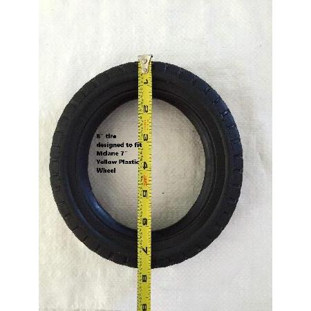 廃盤商品 Mclane Edger ＆ Rotary Replacement 8” Tire， Part #7061-7， Single Tire