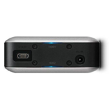 Mediasonic ProRaid USB Type C 2ベイレイド 2.5インチ SATA SSD / ハードドライブエンクロージャ - USB 3.1 Gen 2 10Gbps スピード / USB Type C (HUR6-SU31C USB Type