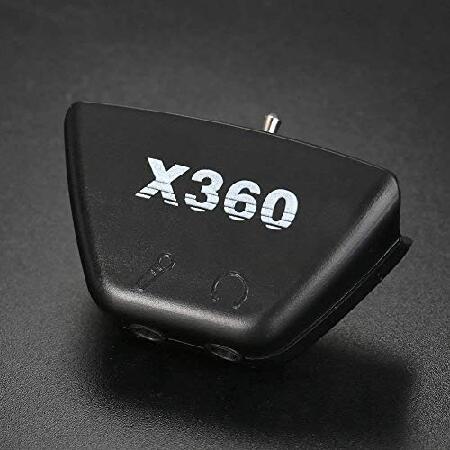 激安通信販売 Sudroid 3.5mm ヘッドセットマイクアダプター Xbox 360コントローラー用 ブラック