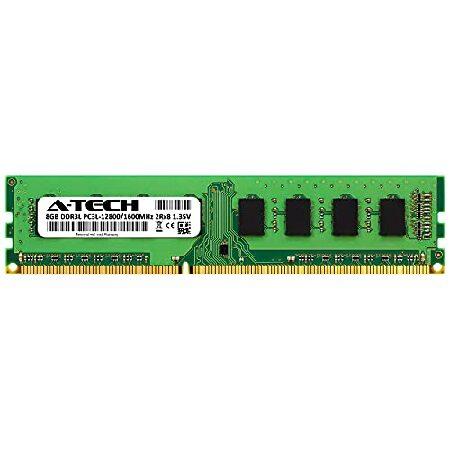 【18％OFF】 A-Tech 8GB DDR3/DDR3L 1600MHz PC3L 12800 DIMM デスクトップRAMモジュール | 2Rx8 1.35V 低電圧 240ピン 非ECC アンバッファードメモリーアップグレードスティ