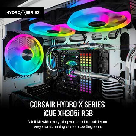 中古品情報 Corsair Hydro Xシリーズ XH305i ハードライン水冷キット XC7 CPUウォーターブロック付き XR5 360mmラジエーター XD5ポンプRes iCUE QL120 RGBファン