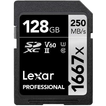 ショッピング値下 Lexar Professional 2000x 128GB SDXC UHS-II Card， Up to 300MB/s Read (LSD2000128G-BNNNU) with 1667X 128GB SDXC Uhs-II/U3 Card (LSD128CBNA1667)