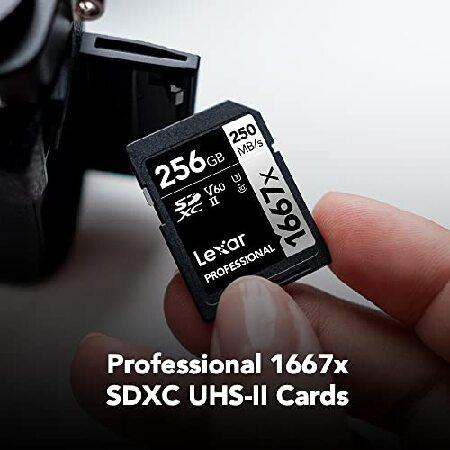 ショッピング値下 Lexar Professional 2000x 128GB SDXC UHS-II Card， Up to 300MB/s Read (LSD2000128G-BNNNU) with 1667X 128GB SDXC Uhs-II/U3 Card (LSD128CBNA1667)