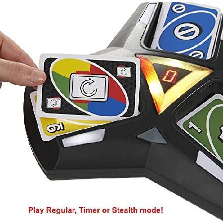 セール本物 UNO Triple Play Stealth Card Game for 7 Year Olds ＆ Up Exclusive