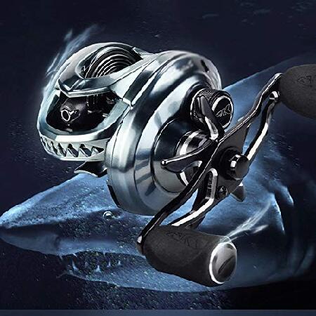 【オープニング 大放出セール】 XJJZS Long Throw Water Drop Wheel Anti-Explosion Line Magnetic Brake Fishing Reel Shallow Line Cup Fishing Reel