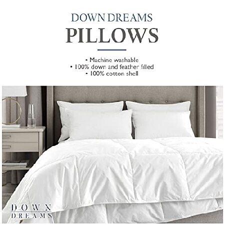 Manchester Mills Down Dreams Classic Pillows King Firm Support 2-Pack