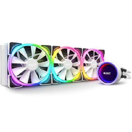 NZXT KRAKEN X73 ホワイト 簡易水冷CPUクーラー RGB対応 360mm RL