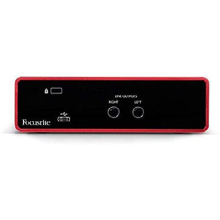 【人気沸騰】 Focusrite Scarlett Solo 2x2 USB Audio Interface with Creative Software with CR4-X Creative Reference Multimedia Monitors and 1/4 Instrument Cable and