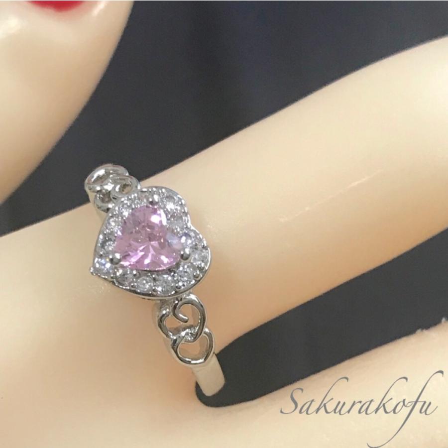 送料無料 人気デザイン レディース 指輪 ピンクサファイア  