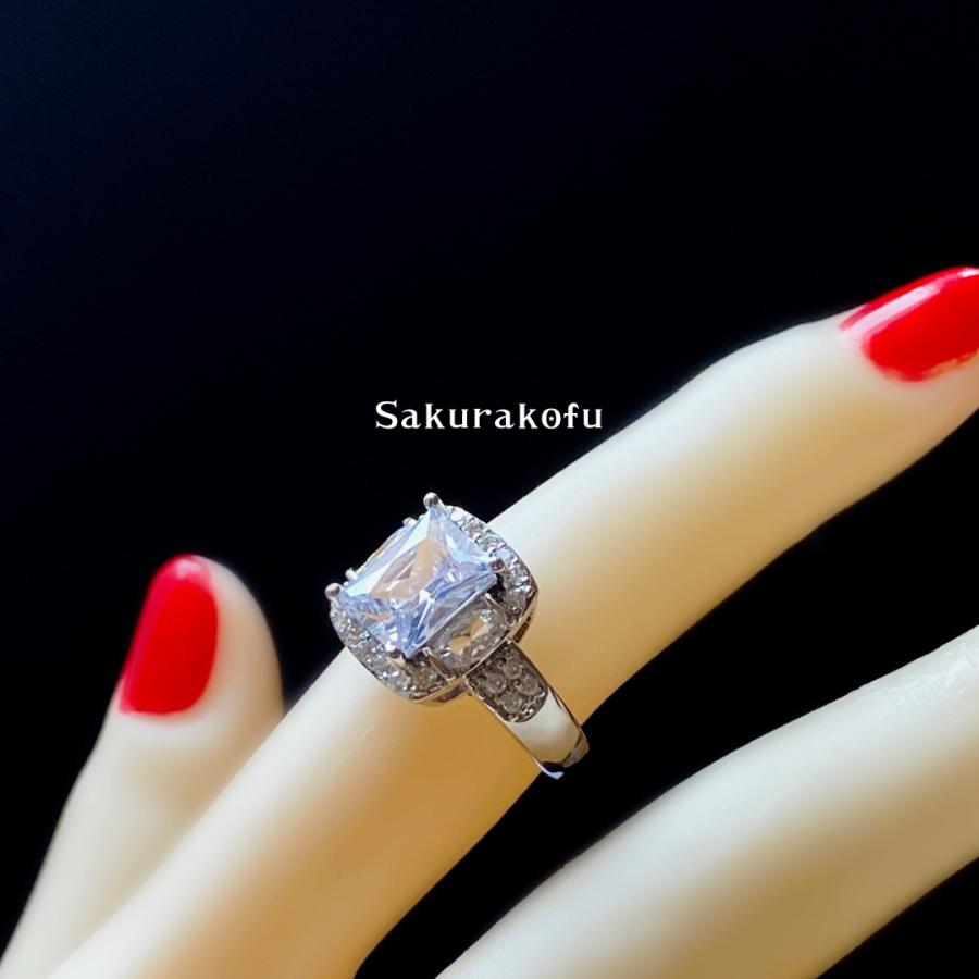 SEIKO JEWELRY 天然ピンクトパーズ ダイヤ Pt900リング 12号 SEIKO JEWELRY 天然ピンクトパーズ ダイヤ Pt900リング 12号