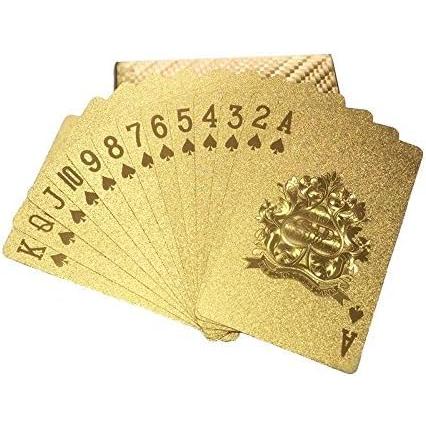 カロカック]トランプ 金のトランプ ゴールド カード 両面