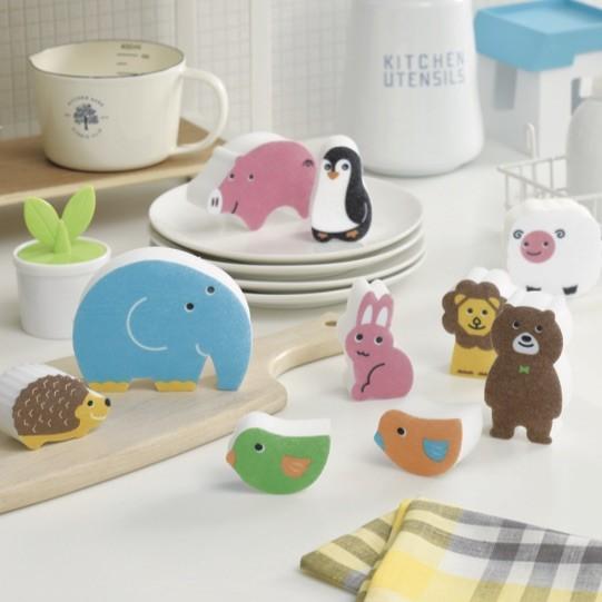 アニマル メラミンスポンジ10個セット 景品 粗品 掃除 台所 キッチン お皿 食器 動物 J 33086 景品ストア 通販 Yahoo ショッピング