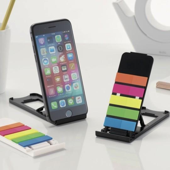 スマホスタンドになるスリムふせん 景品 粗品 付箋 メモ帳 文具 イベント タブレット J 景品ストア 通販 Yahoo ショッピング
