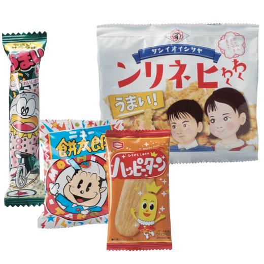 1個あたり115円送料無料 おやつゴールドパックお菓子4点セット120