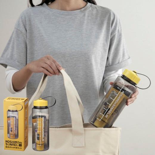 モシモニソナエル防災ボトル9点セット 粗品 プチギフト 防災 震災 災害